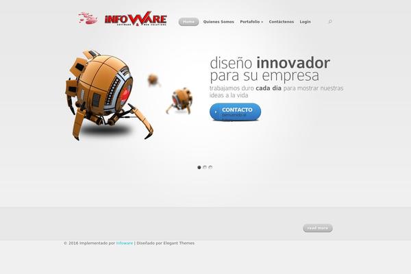 Nova theme site design template sample