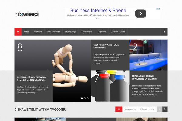 Bitz theme site design template sample