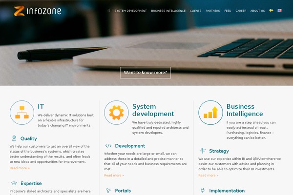 infozone.se site used Infozone-klevland