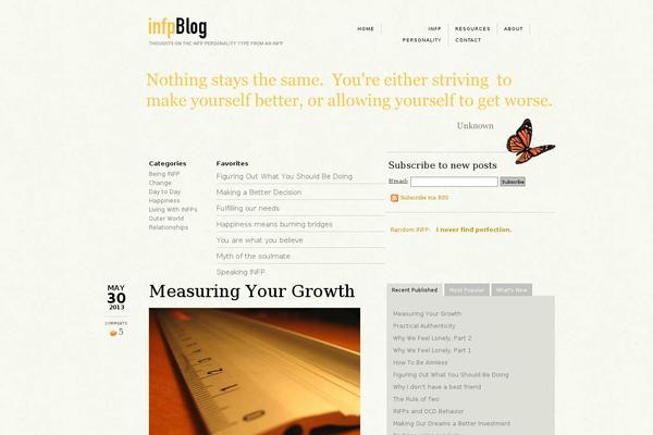 infpblog.com site used Infpblog_v3