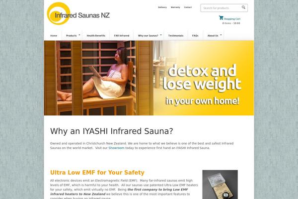infraredsaunas.co.nz site used Wootique