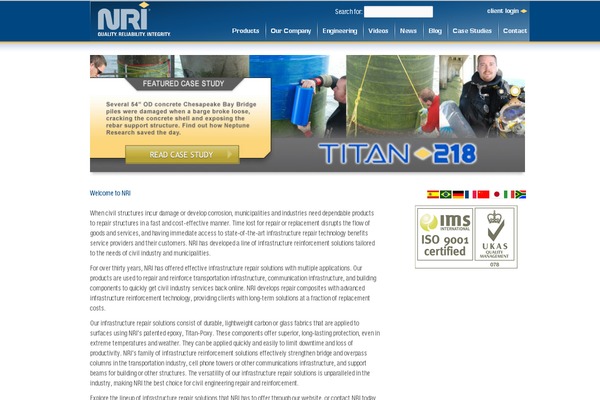 infrastructurerepair.com site used Theme-neptuneresearch