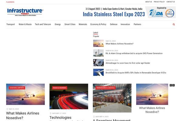 infrastructuretoday.co.in site used Magazilla