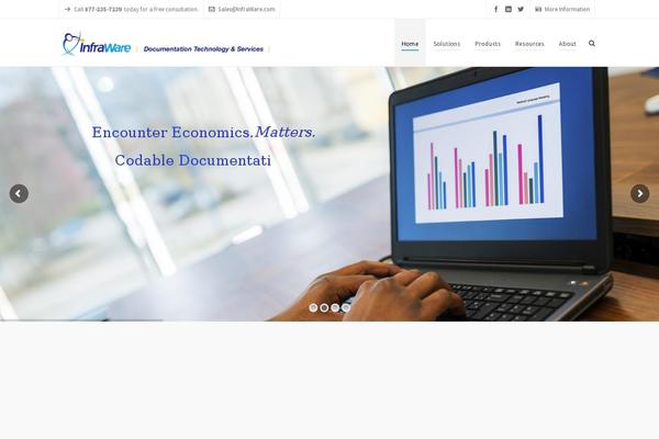 Highend theme site design template sample