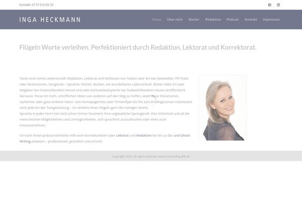 Engage theme site design template sample