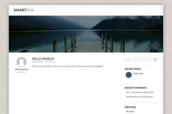 Smartbox theme site design template sample