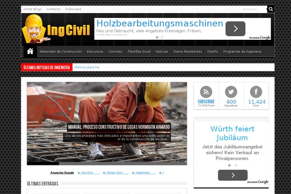 ingcivil.org site used Charlene