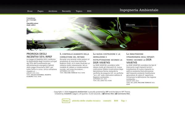 ingegneria-ambientale.com site used Nature