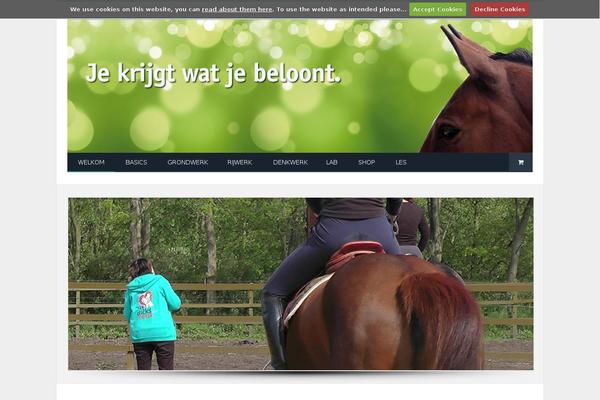 Site using Cookiecuttr plugin