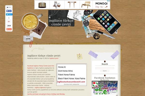 Desk Mess theme site design template sample