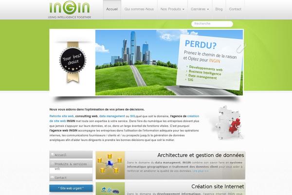 Site using JQuery Accordion Menu Widget plugin
