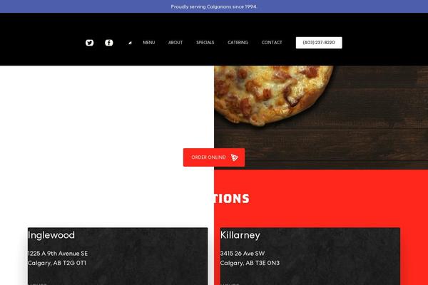 Site using Salient-social plugin