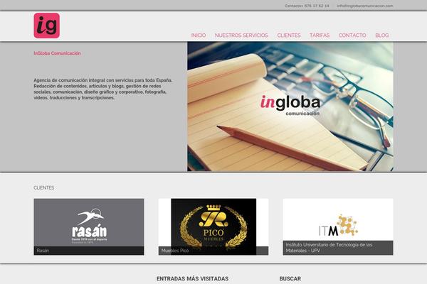 WP Opulus theme site design template sample