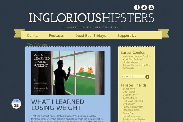 ComicPress theme site design template sample