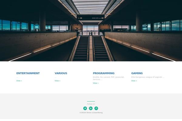 Hiero theme site design template sample