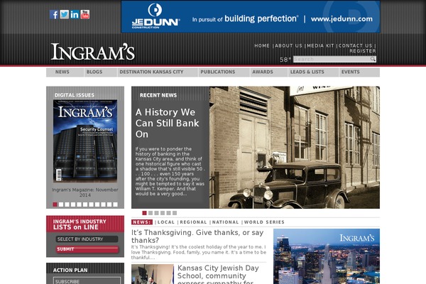 ingrams theme websites examples