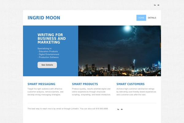 CleanBIZ theme site design template sample