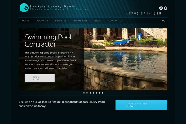 Elegance theme site design template sample