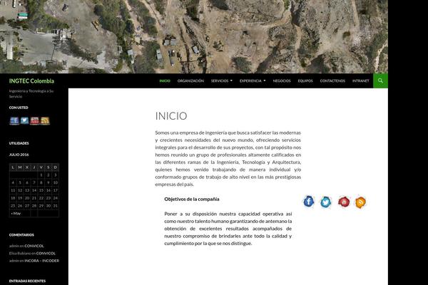 Twenty Fourteen theme site design template sample