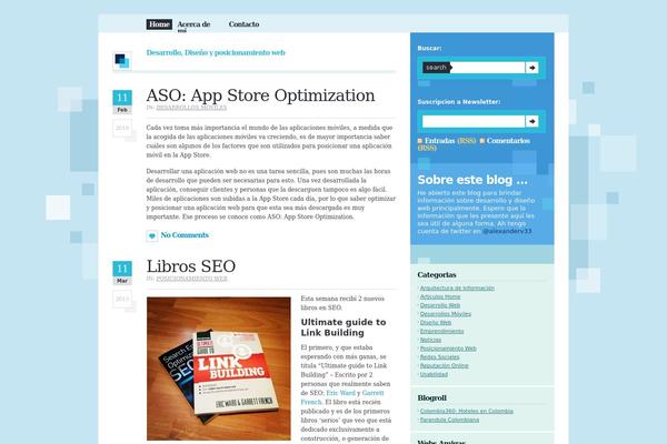 Compositio theme site design template sample