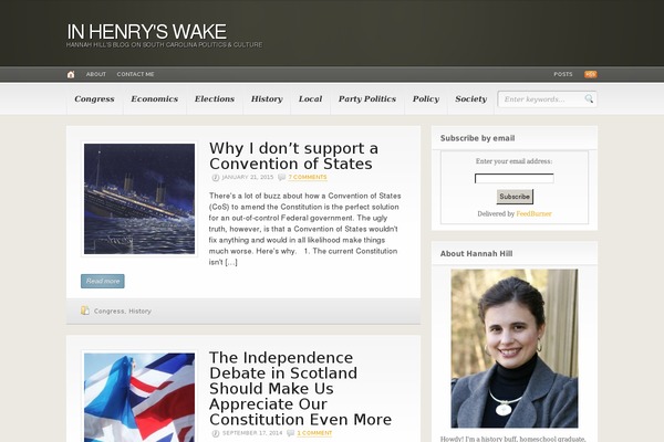 Headlines theme site design template sample