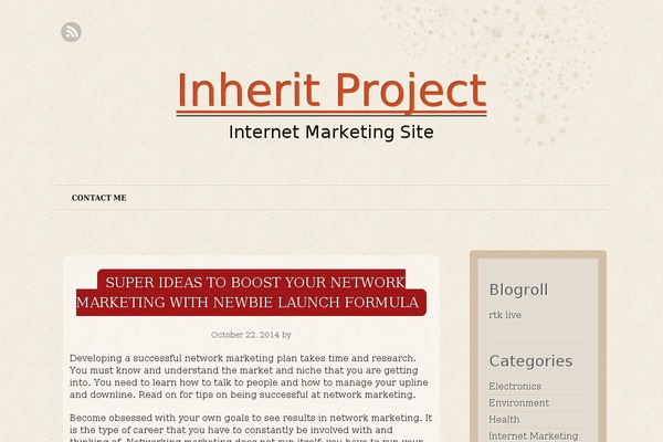 Liquorice theme site design template sample