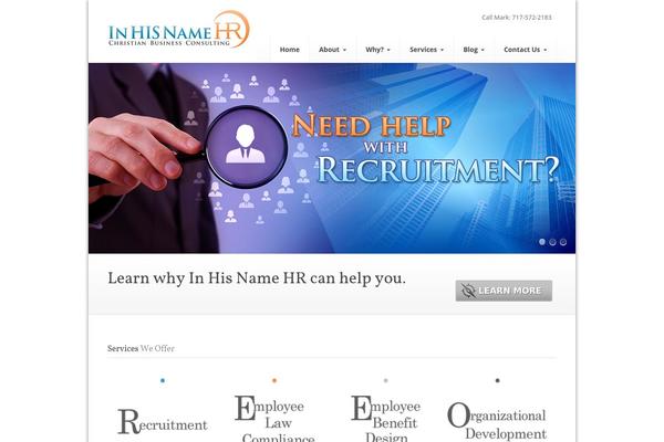 inhisnamehr.com site used 123theme