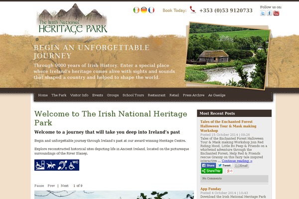 Heritage theme site design template sample