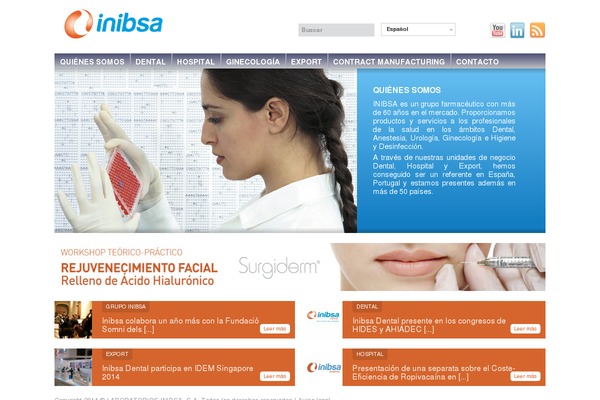 inibsa theme websites examples