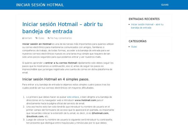 iniciarsesionhotmail.org site used Hotmailiniciarsesion
