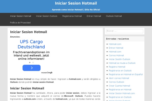 Iconic One theme site design template sample