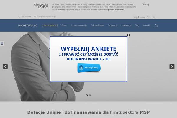Site using Social Slider plugin