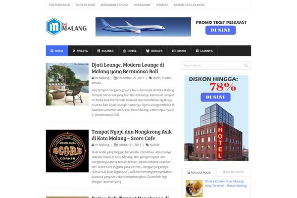 Splash theme site design template sample