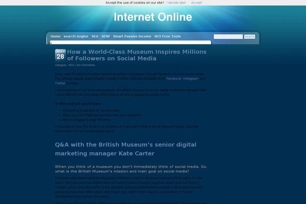 Site using Mark3 plugin
