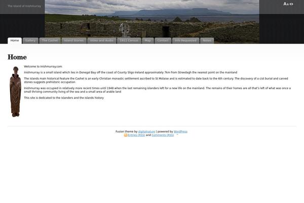 Fusion theme site design template sample