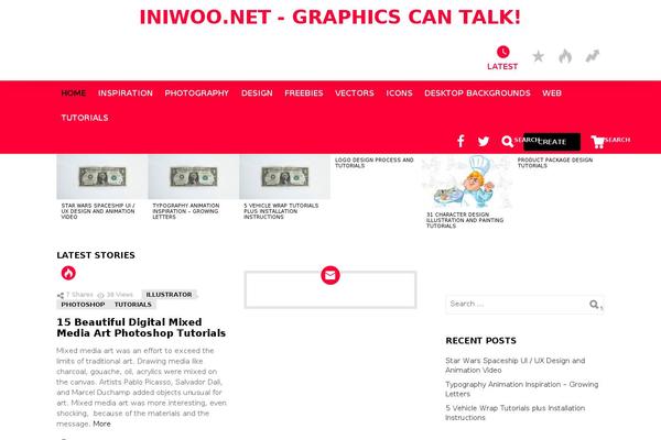 Bimber theme site design template sample