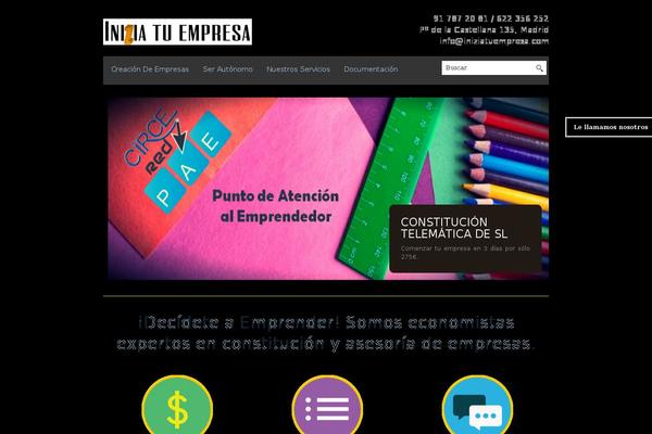 Blackbird theme site design template sample
