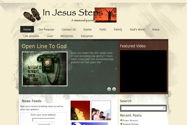 Grace theme site design template sample