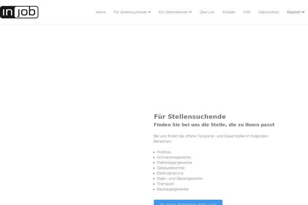 Jobify-child theme site design template sample
