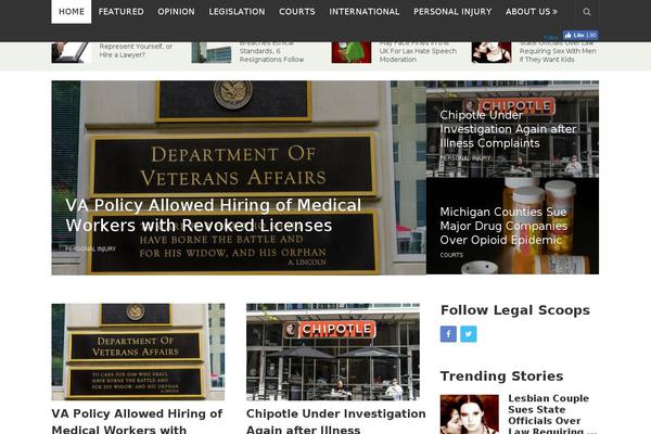 NewsPaper theme site design template sample