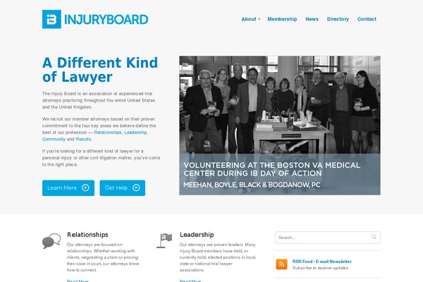 Ib theme site design template sample