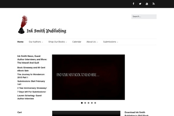 ink-smith.com site used E-book-store