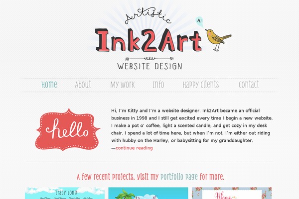 ink2art.com site used Wordpresscanvas