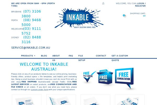 inkable.com.au site used Modello