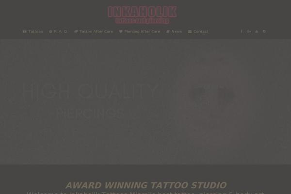 Mist theme site design template sample