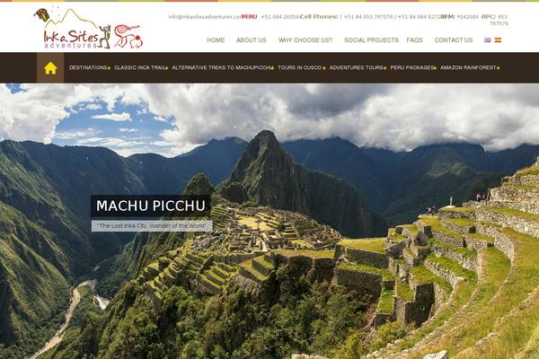 Site using Testimonials-showcase plugin