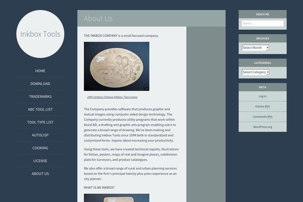 Flounder theme site design template sample