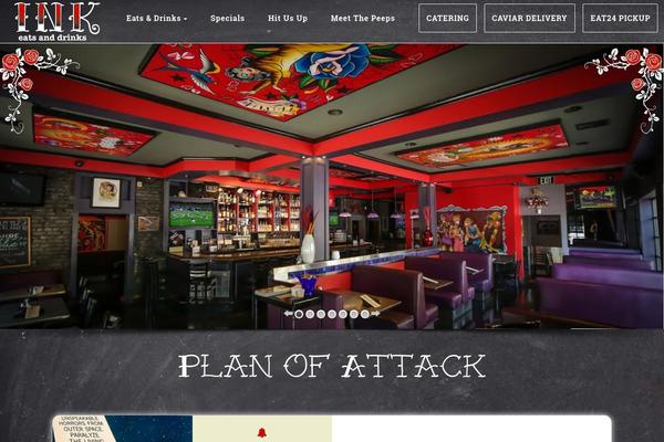 Diner theme site design template sample