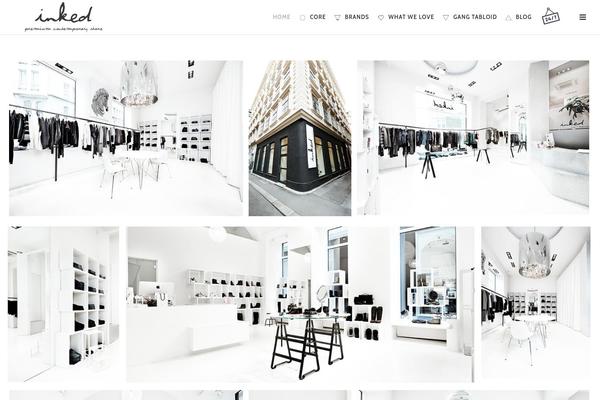 BERG theme site design template sample