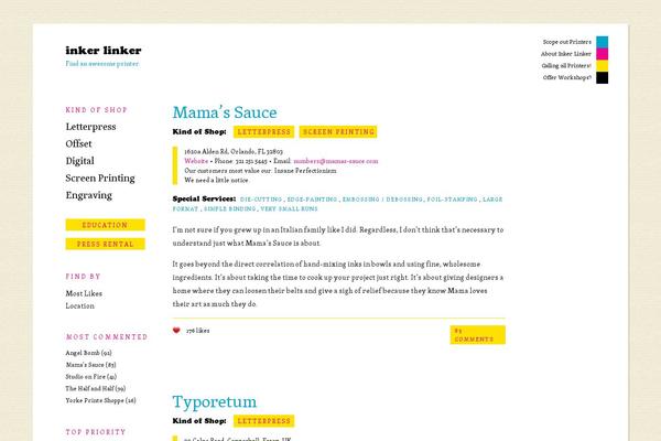 Starkers theme site design template sample